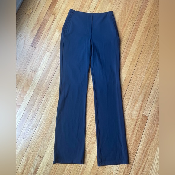 Lululemon smooth fit pull on high rise pants in true navy - Picture 5 of 8